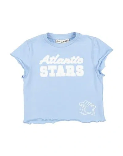 Atlantic Stars Babies'  Toddler Girl T-shirt Light Blue Size 6 Cotton