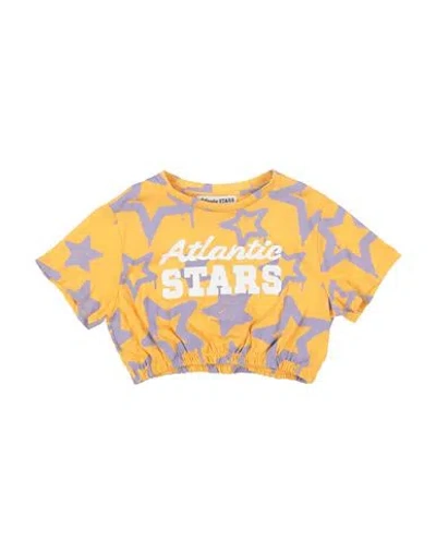 Atlantic Stars Babies'  Toddler Girl T-shirt Mandarin Size 6 Cotton