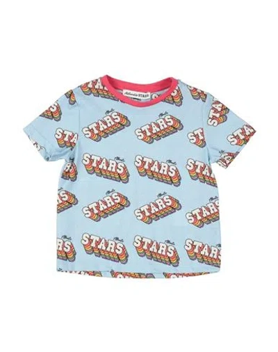 Atlantic Stars Babies'  Toddler Girl T-shirt Sky Blue Size 6 Cotton