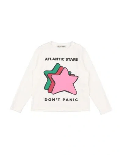 Atlantic Stars Babies'  Toddler Girl T-shirt White Size 6 Cotton