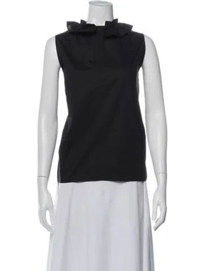 Pre-owned Atlantique Ascoli Sleeveless Top In Gray
