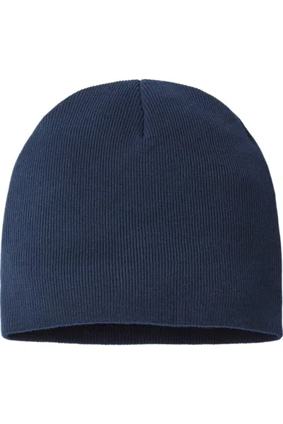 Atlantis Headwear Sustainable Beanie In Blue