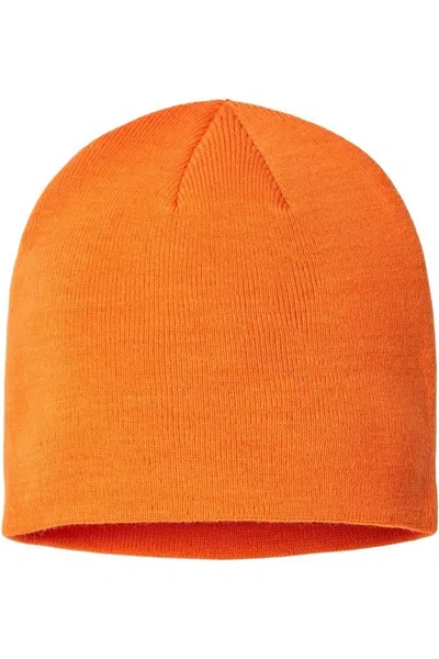 Atlantis Headwear Sustainable Beanie In Orange