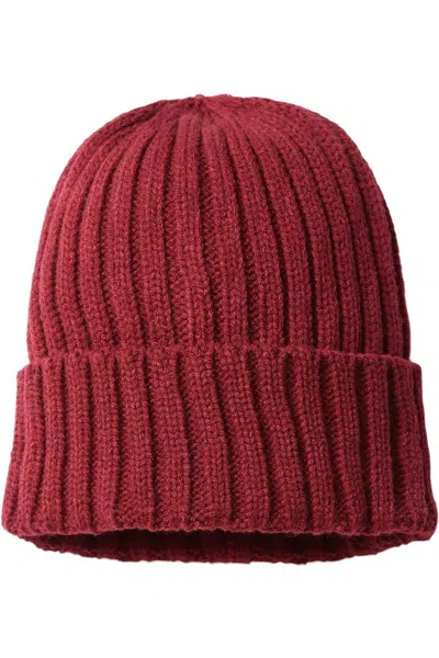 Atlantis Headwear Sustainable Cable Knit In Brown