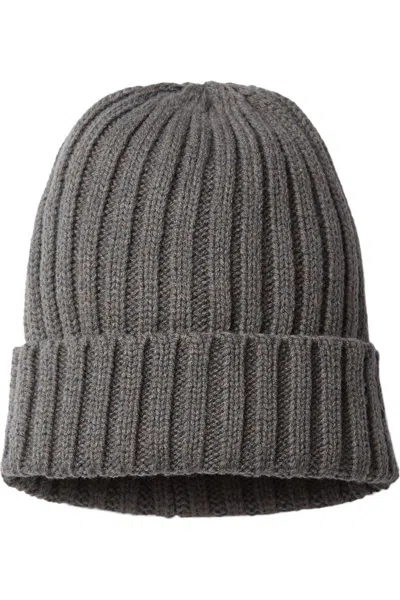 Atlantis Headwear Sustainable Cable Knit In Gray