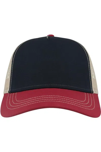 Atlantis Headwear Sustainable Canvas Cap In Red