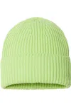 Atlantis Headwear Sustainable Chunky Rib Cuffed Beanie In Multi