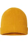 Atlantis Headwear Sustainable Fine Rib Cuffed Beanie In Multi