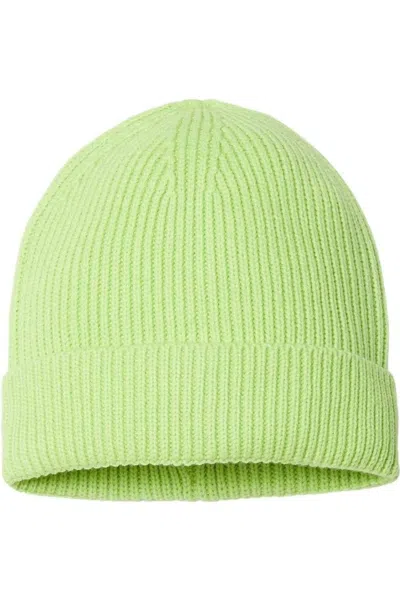 Atlantis Headwear Sustainable Fine Rib Cuffed Beanie In Multi