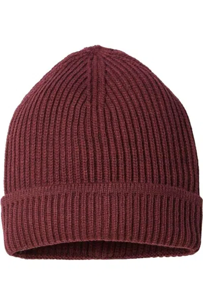 Atlantis Headwear Sustainable Finish Edge Cuffed Beanie In Neutral
