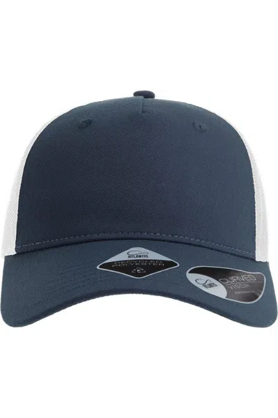 Atlantis Headwear Sustainable Five-panel Trucker Cap In Multi