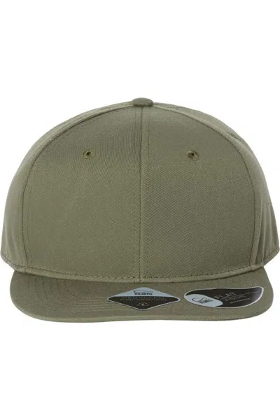 Atlantis Headwear Sustainable Flat Bill Cap In Gray