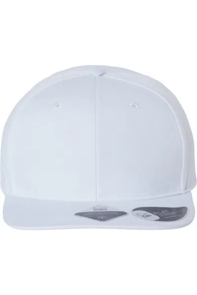 Atlantis Headwear Sustainable Flat Bill Cap In Neutral