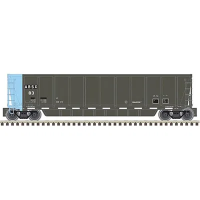 Atlas N Scale Coalveyor Bathtub Gondola Albert Brothers No.83 Model Truck In Black