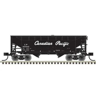 Atlas N Scale Cp 2 Bay No.357024 Model Hooper In Black