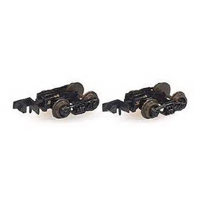 Atlas N Scale Friction Bearing Trucks With Couplers - Pack Of 2