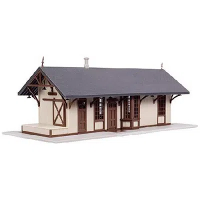 Atlas N Scale Maywood Station Kit - Tan & Brown In Multi