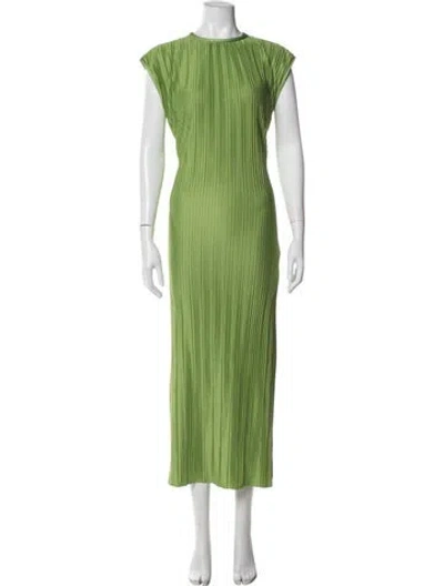 Pre-owned Atlein Crew Neck Mini Dress W/ Tags In Green