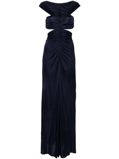 ATLEIN CUT-OUT MAXI DRESS
