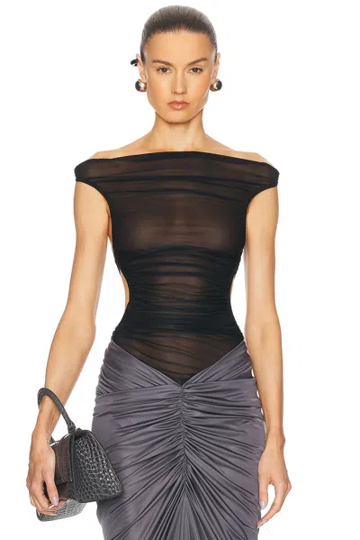 Atlein Cut Out Ruched Top