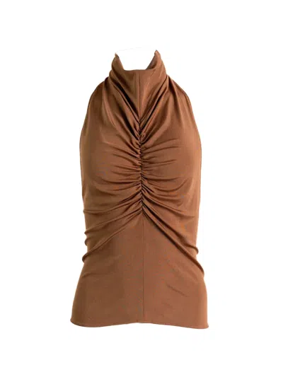 Atlein Funnel-neck Tank Top In Multi