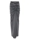 Atlein Ruched Pocket Long Skirt