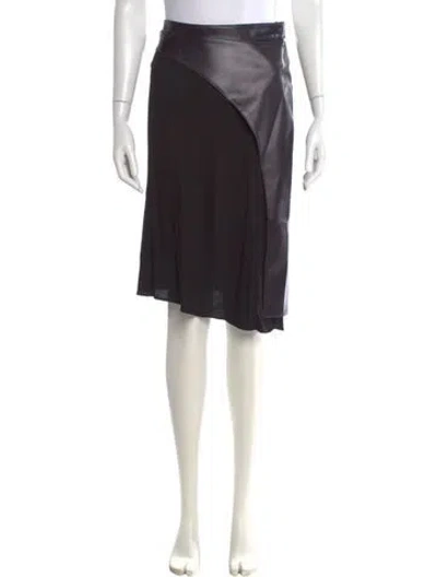 Pre-owned Atlein Knee-length Skirt W/ Tags In Black