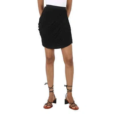 Pre-owned Atlein Ladies Black Draped Skirt