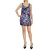 Atlein Ladies Sequin Camo Dress In Multi