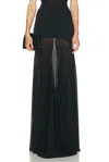 Atlein Long Godet Skirt In Multi