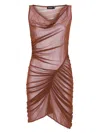 Atlein Mesh Mini Dress