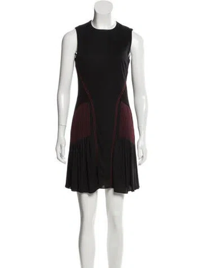 Pre-owned Atlein Sleeveless Pleated Dress In Black