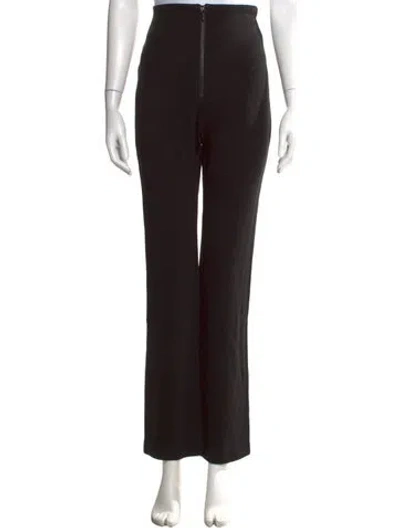 Pre-owned Atlein Straight Leg Pants In Black