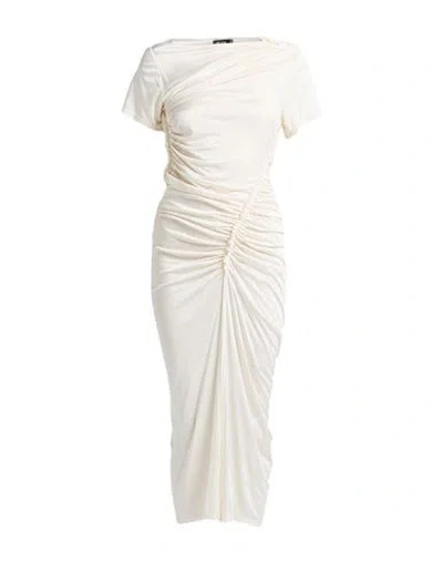 Atlein Woman Maxi Dress Ivory Size 6 Viscose