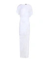Atlein Woman Maxi Dress Ivory Size 6 Viscose, Elastane In White