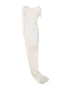 Atlein Woman Maxi Dress Ivory Size 8 Viscose In White