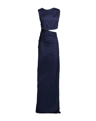 Atlein Woman Maxi Dress Midnight Blue Size 6 Viscose