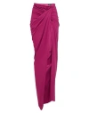 Atlein Woman Maxi Skirt Garnet Size 4 Polyamide, Elastane In Red