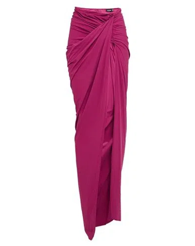 Atlein Woman Maxi Skirt Garnet Size 4 Polyamide, Elastane In Red