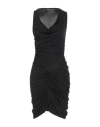 Atlein Woman Midi Dress Black Size 6 Viscose, Elastane