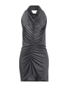 Atlein Woman Mini Dress Lead Size 8 Viscose In Grey