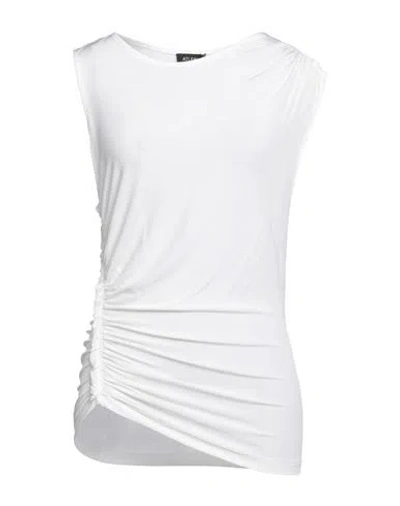 Atlein Woman Top Ivory Size 4 Viscose, Elastane In White