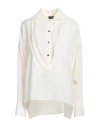 Atlein Woman Top Ivory Size 8 Acetate, Silk In White