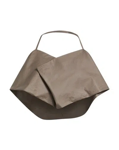 Atlein Woman Top Khaki Size 8 Polyester, Cotton In Sand