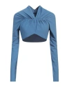 Atlein Woman Blue Tops In Blue