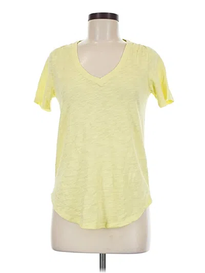 Pre-owned Atm Anthony Thomas Melillo Active T-shirt In Yellow