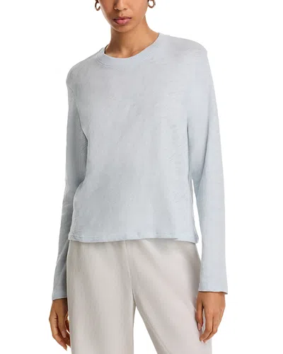 Atm Anthony Thomas Melillo Anthony Thomas Melillo Cotton Slub Jersey Tee In Powder Blue