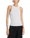 Atm Anthony Thomas Melillo Anthony Thomas Melillo Crewneck Sleeveless Top In White