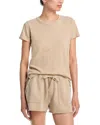 Atm Anthony Thomas Melillo Anthony Thomas Melillo Schoolboy Crewneck Tee In Neutral