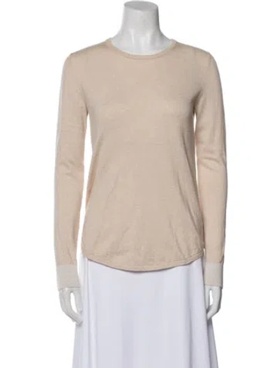Pre-owned Atm Anthony Thomas Melillo Atm Crew Neck Sweater In Neutral